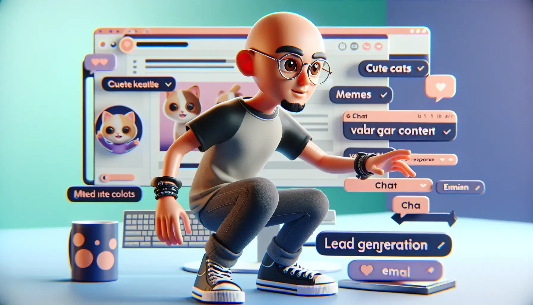 viral e memes Hashtags: O combustível do viral
