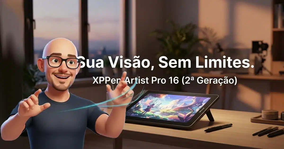 xppen artist Pro 16 visao sem limites para sua arte